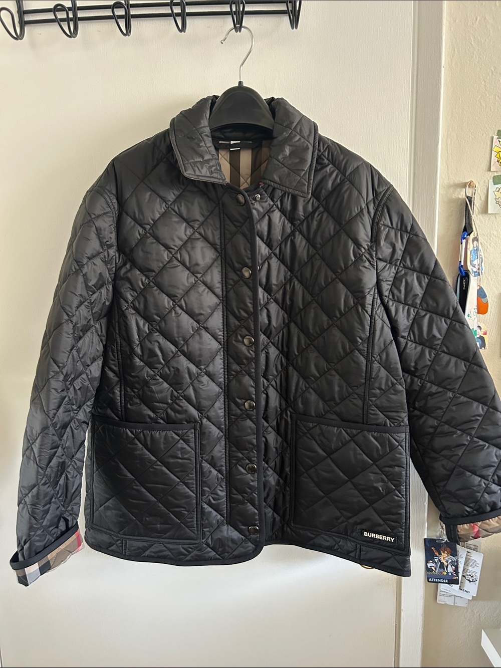 Burberry quilted jacket in Black - Women’s L